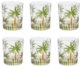 Conjunto 6 Copos Baixo Cristal Palm Free - Wolff