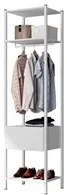 Guarda Roupa Closet 1 Gaveta 540A Oxford Branco - Artefamol