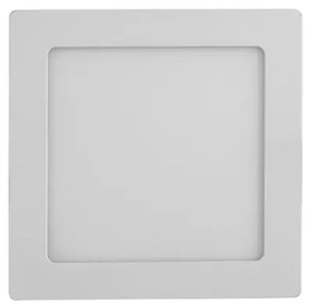 Plafon Led Embutir Quadrado Branco 12W Yamamura - LED BRANCO QUENTE (3000K)