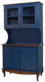 Arca e Oratória Country Clean 02 Portas 1010 Azul Bic - Wood Prime PTE 56378