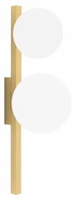 Arandela Aluminio Vidro 40Cm Orbit - DOURADO