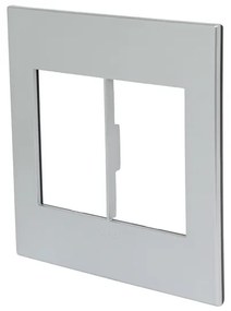 Placa 4x4 6 Postos Quadrados Aluminio Arteor