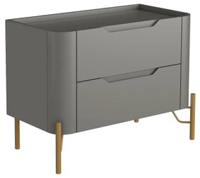 Mesa de Cabeceira Wilmer 2 Gavetas: Qualidade Superior e Design Clean