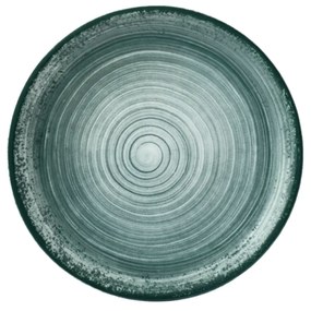 Prato Sobremesa 21Cm Porcelana Schmidt - Dec. Esfera Verde 2418