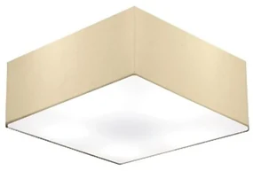 Plafon Para Sala de Jantar Quadrado SJ-3050 Cúpula Cor Algodão Crú