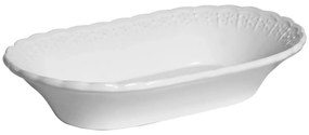 Tigela Oval Funda 2100Ml Branco Nobre - Scalla