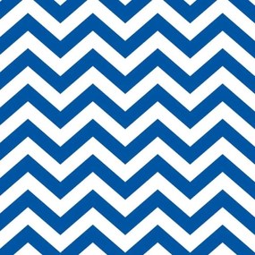 Papel de parede adesivo Chevron azul e branco