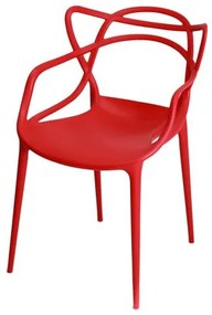 Cadeira Master Allegra Polipropileno Vermelha - 21398 Sun House