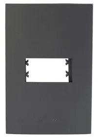 Placa Suporte Plastico Grafite 4x2 Inova Pro