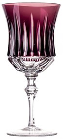 Taça de Cristal Lapidado p/ Vinho Tinto 19 - Ametista  Ametista