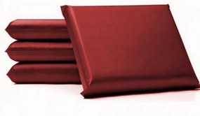 Kit 2 Travesseiro De Espuma Com Capa Impermeável Hospitalar (Vermelho, Liso)