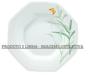Prato Fundo 24Cm Porcelana Real By Schmidt - Dec. Eliana 2º Linha