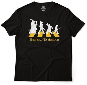Camiseta Unissex The Road to Mordor O Senhor dos Anéis - Preto - G1