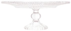 Prato Bolo Com Base Cristal Renaissance 31,5Cm - Lyor