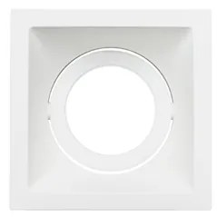 Plafon Embutir Aluminio Branco Square