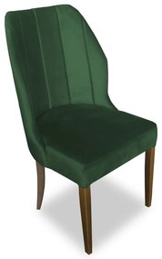 Kit 2 Cadeiras De Jantar Safira Suede Verde Bandeira