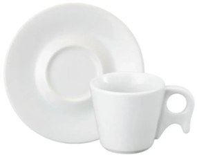 Xicara Chá Com Pires 200Ml Porcelana Schmidt - Mod. Bird 182