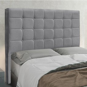 Cabeceira Cama Box Casal 140 cm Verona Linho Cinza S04 - D'Rossi