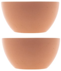Jogo 2 Bowls Cerâmica Granilite Salmon 14x7cm 28560 Bon Gourmet
