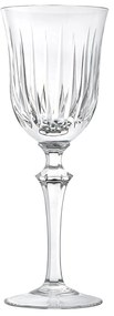 Taça de Cristal Lapidado Artesanal p/ Água - Transparente - 66  Incolor - 66