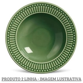 Prato Fundo 22Cm Roma Verde Sálvia - Porto Brasil 2° Linha