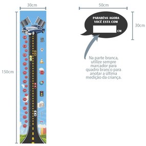 Régua de Crescimento Infantil Corrida