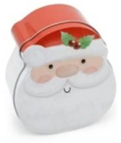 Lata Decorativa Papai Noel 12Cm - Tok Da Casa