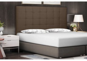 Cabeceira Cama Box Solteiro 90cm Verona Suede Caramelo - Sheep Estofados - Marrom