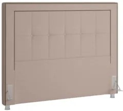 Cabeceira Cama Box Casal 140cm Paolla P02 Linho Bege Cru - Mpozenato