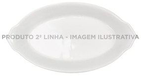 Travessa Oval Com Alça 20 Cm Porcelana Schmidt - Mod. Calorama 2° Linha