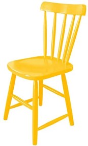 Cadeira Skand Assento Escavado Cor Amarela - 33362 Sun House