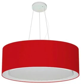 Pendente Cilíndrico Bordô MJ-4126 Para Mesa de Jantar e Estar