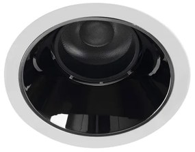 Plafon De Embutir Led 18w 1800lm 2700k Aluminio Branco Angel Eye