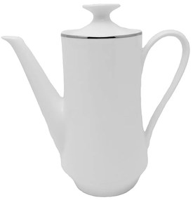 Cafeteira Porcelana Schmidt - Dec. Filetado Prata Itamaraty 0012