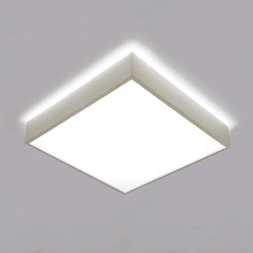 Plafon Mold Quadrado 43,5X43,5X9,2Cm Led 56W Bivolt - Usina 19710/48 (BT - Branco Texturizado, 4000k)