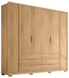 Guarda Roupa Casal 6 Portas Egidio C01 Buriti - Mpozenato