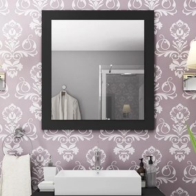 Gabinete De Banheiro Provençal Balcão Espelho Preto