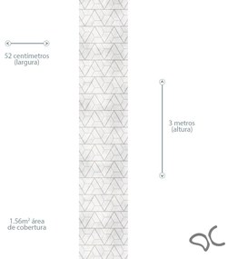 Papel de Parede Lavável Trinina 0.52m x 3.00m