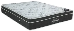 Colchao Exclusive Nanolastic Queen 158 cm (LARG) Cinza e Branco - 42532 Sun House