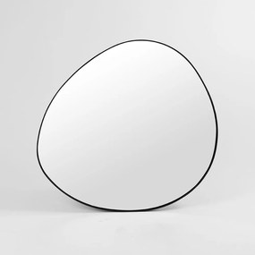 Espelho Bilac Orgânico Preto/Prata - 1,20mx1,10m
