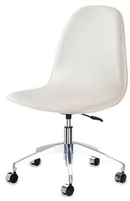 Cadeira Boom Assento Dunas Branco com Base Rodizio em Aluminio - 46916 Sun House