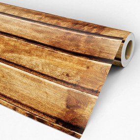 Papel de parede adesivo madeira espaçada