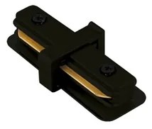 Conector I Para Trilho De Sobrepor Aluminio Preto