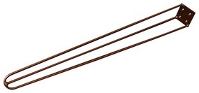 Kit 20 Pés de Metal 60 CM Hairpin Legs Mesa de Canto Aparador Bronze G41