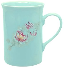 Caneca 240Ml Porcelana Schmidt - Dec. Romantica 2ª Linha E005