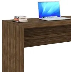 Mesa para Home Office de 163 cm de Largura ME4109 Nogal  Tecno Mobili