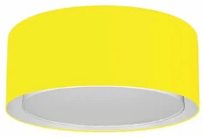 Plafon Para Corredor Cilíndrico SC-3036 Cúpula Cor Amarelo