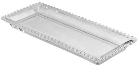 Travessa De Cristal Pearl 30x13x3cm 27891 Wolff