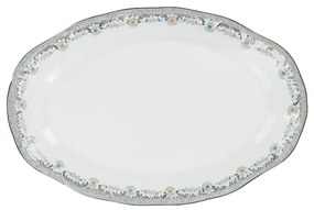 Travessa Rasa Oval 36Cm Porcelana Schmidt - Dec. Saint Germain 2210