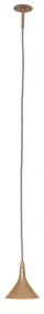 Pendente Movement Ø12X14Cm 1Xg9 Por Waldir Junior - Usina 51035/1 (MR-T - Marrom Texturizado)